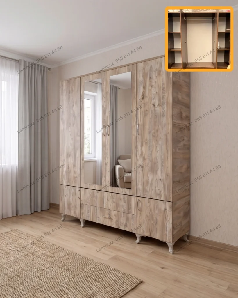 4 Qapılı Dolab